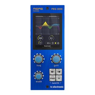 TC Electronic PEQ 3000-DT硬件接口12波段立体声插件Midas参数EQ