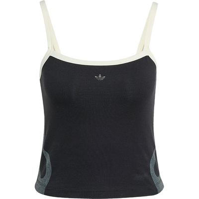 Adidas/阿迪达斯正品三叶草女士透气修身运动针织吊带背心JW7265