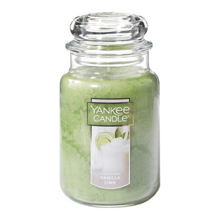 yankeecandle扬杨基香薰蜡烛香草青柠vanilla lime人生如风life