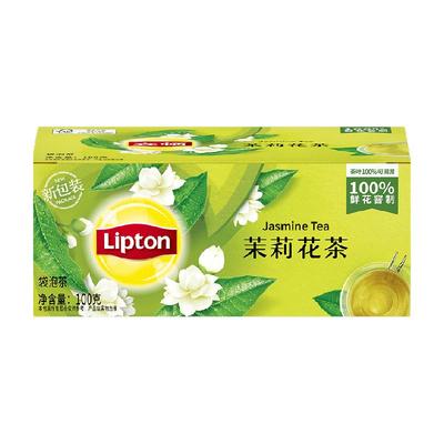 立顿茉莉花茶袋泡茶100g