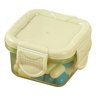 药盒便携式迷你小号药品分装盒防潮密封收纳盒外出随身一周药丸盒