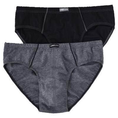 棉元素棉质弹性三角男内裤