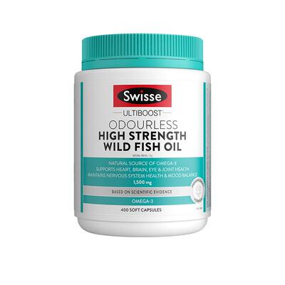 Swisse斯维诗深海鱼油omega3女生成人中老年dha护心眼脑胶囊官方