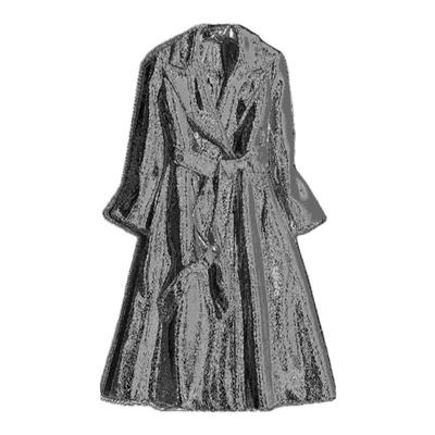 手工双面呢中长款羊毛女大衣外套