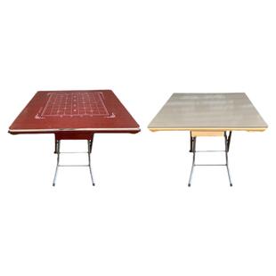 包邮简易麻将桌 实木手动两用象棋桌家用麻将台带抽屉中式折叠桌