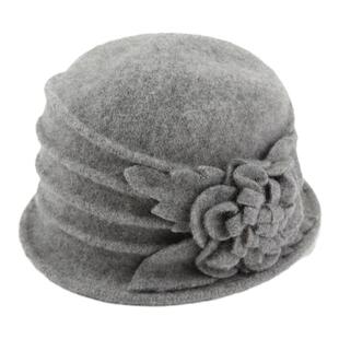 羊毛呢中老年人帽子女冬季老人奶奶保暖中年妈妈休闲秋季女士盆帽