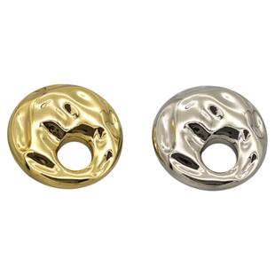 30/35/40mm大尺寸圆形波纹面手缝纽扣高档毛衣呢大衣外套装饰扣子