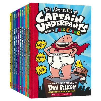 内裤超人英文原版漫画章节桥梁书