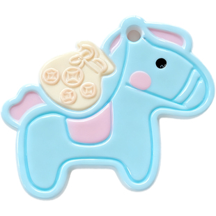 【十个装】马年DIY饰品配件洞洞鞋配件钥匙扣亚克力DIY挂件配件