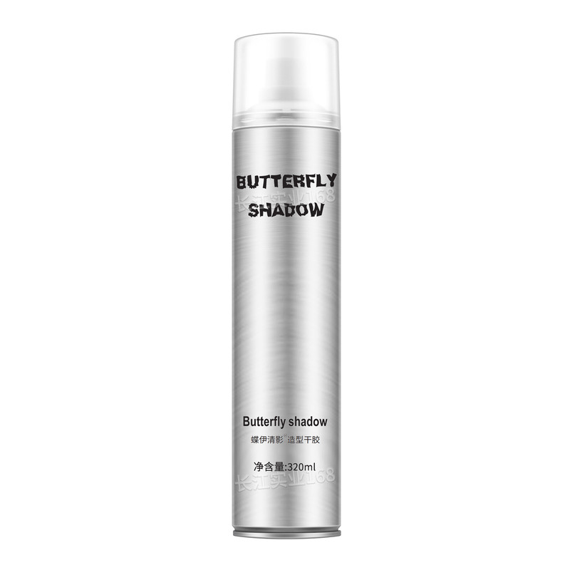 正品Butterflyshadow雪雅璐发胶特硬干胶强力定型喷雾啫喱水320ml