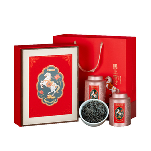 DT马上发财桐木关正山小种武夷红茶浓香型茶叶2026马年礼盒装