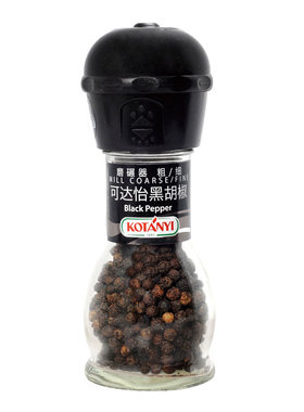 可达怡进口黑胡椒粒研磨瓶36g