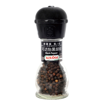 可达怡进口黑胡椒粒研磨瓶36g