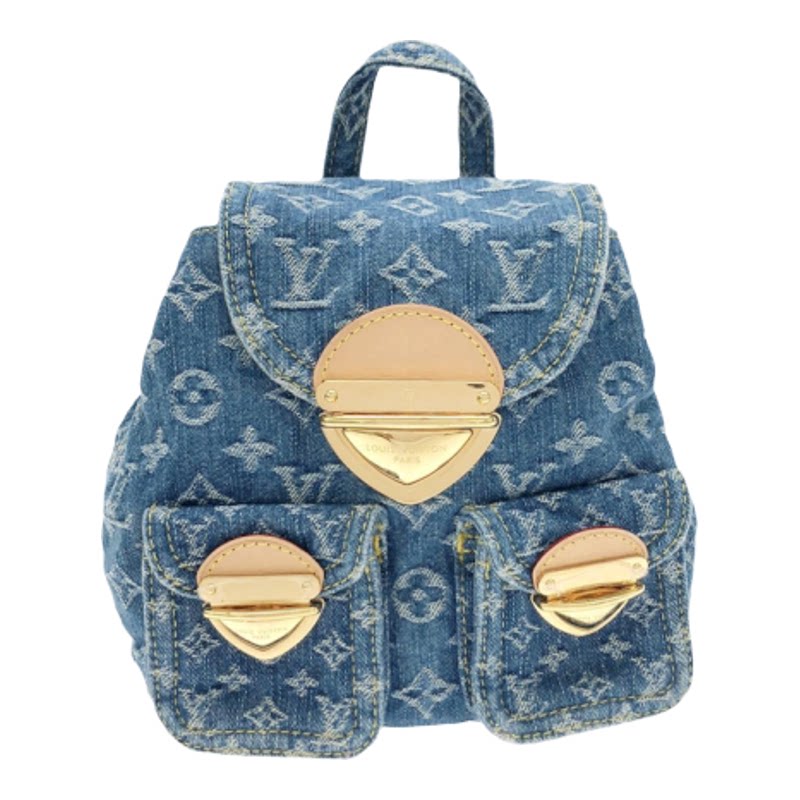 中古LV路易威登通用丹宁双肩包