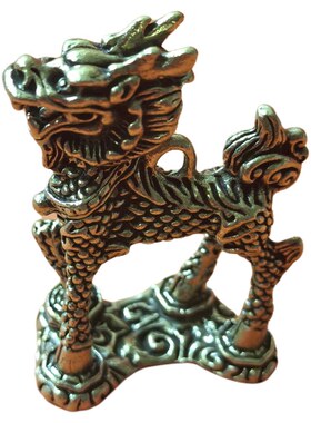 国风麒麟铜合金仿古复古可DIY