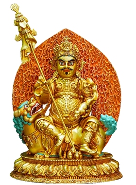 藏村室内居家艺术摆件铜全鎏金