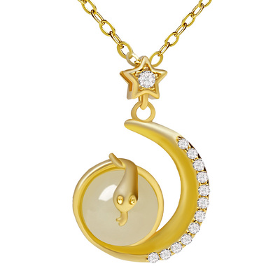 宫里上新和田玉宫生肖项链