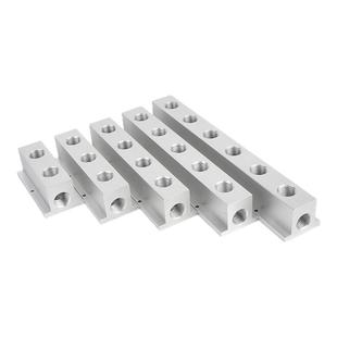 T型气排分流器多管路分气排分气块气体气路分配器多位气动汇流排