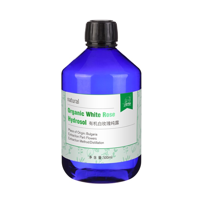 NFX保加利亚进口白玫瑰纯露500ml湿敷花水提亮补水保湿嫩肤焕亮