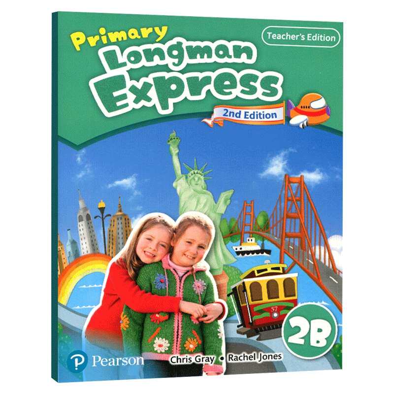 Primary Longman Express TBG 2B 英文原版 培生香港朗文PLE小学英语教材 二年级下学期教师用书 少儿英语外国语学校专用教材