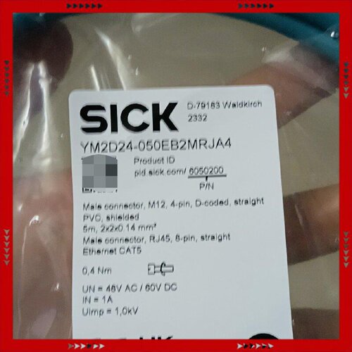【问价】SICK西克工业以太网连接线，型号YM2D24-05