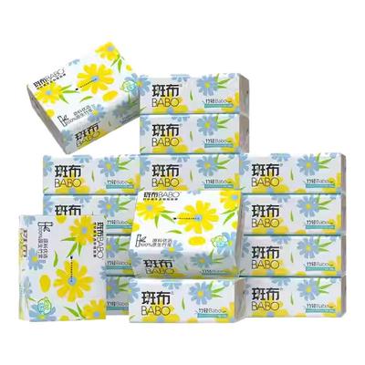 斑布抽纸100抽30包餐巾纸卫生纸