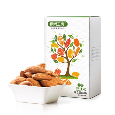 原尚工房原味盐焗巴旦木仁500g