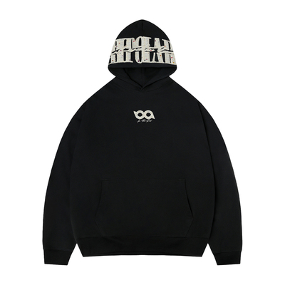 BIPOLAR彩点贴布logo帽衫卫衣