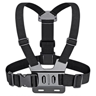 胸前手机固定支架骑行di一人称视角拍摄Vlog直播运动相机胸带头戴