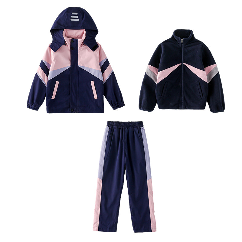 幼儿园服中小学生校服冲锋衣套装