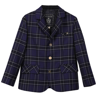 IVY HOUSE常春藤儿童装男童西装 利落西服裤马甲外套表演主持正装