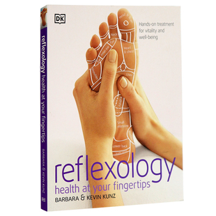 现货英文原版 Reflexology 足底按摩 穴位 按摩 反射疗法 DK人体神经反射治疗养生健康百科科普读物