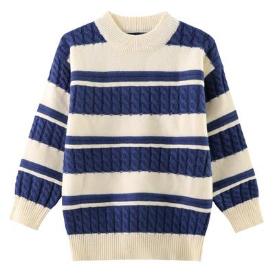 秋冬季男童针织套头毛衣