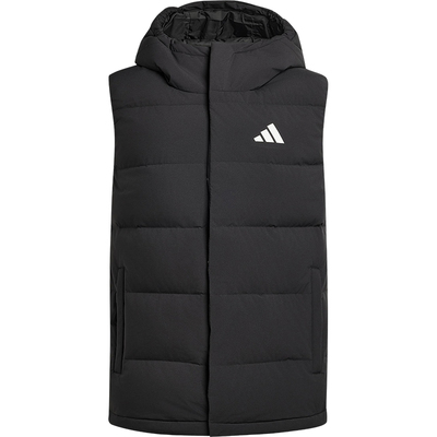 Adidas/阿迪达斯正品HELIONIC 男士连帽保暖羽绒马甲KH3995