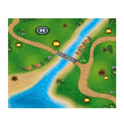 JEU旧义小兵人作战地图玩具