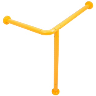 面盆夹角扶手老人公厕残卫面盆洗手柱盆把手可定制