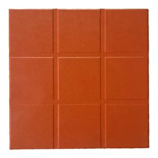 餐厅厨房专用瓷砖防滑吸水地砖灰黄色防潮砖300x300mm凹凸红缸砖