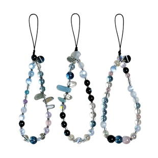 hahahaha有情绪.“南法沙滩”手机链承重水晶挂件挂绳小众风挂饰