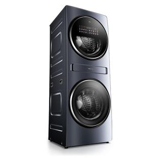 TCL双子舱洗衣机Q10多筒分区16KG大容量直驱洗烘一体机全自动家用