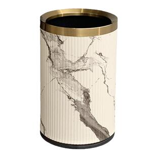 垃圾桶家用客厅轻奢高档厨房卧室卫生间大号大容量新中式意式新款