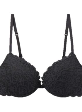 Intimissimi意舒漫时尚SIMONA蕾丝厚杯纯色细肩带聚拢文胸RPD97I