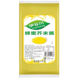 伊谷川蜂蜜芥末酱韩式炸鸡1kg炸鸡店商用炸鸡蘸酱披萨薯条汉堡