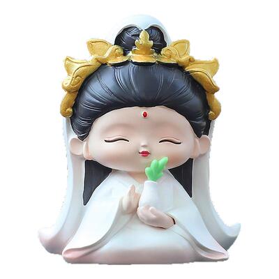 莲花观音车内饰品摆件