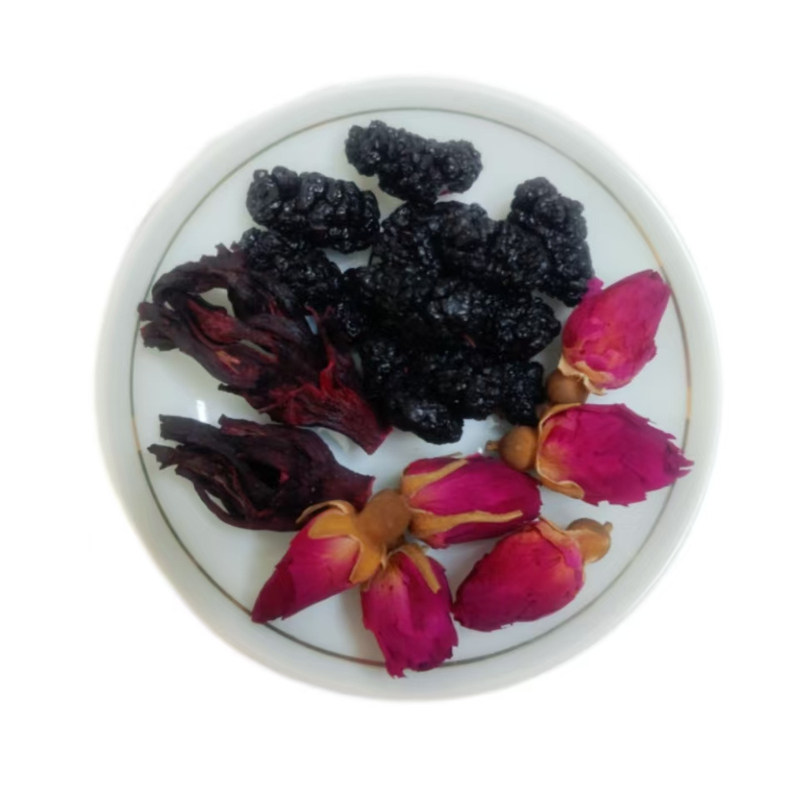 新货桑葚玫瑰洛神花泡水代茶饮茶