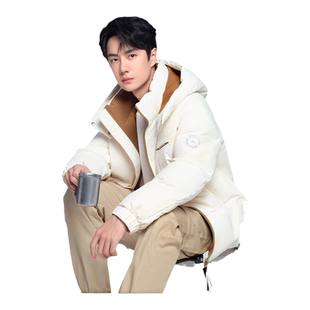 王一博同款鸭鸭品牌羽绒服男女同款2024新短款加厚冬季青少年外套