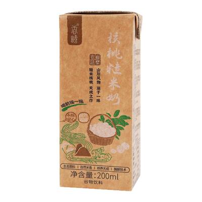 谦益核桃谷物生态饮品糙米奶