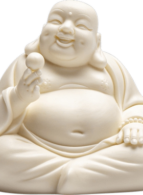 陶瓷大肚弥勒佛笑佛家居装饰摆件