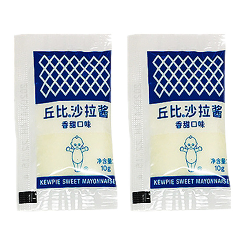 丘比香甜味沙拉酱10g*100小包装 千岛酱蔬菜包饭寿司水果炸鸡家用