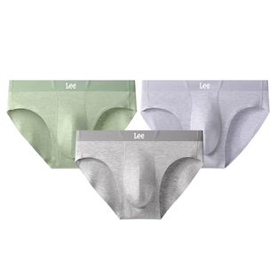 美国Lee李牌超吸汗运动三角裤男士内裤天竹纤维透气10A抑菌消臭裆