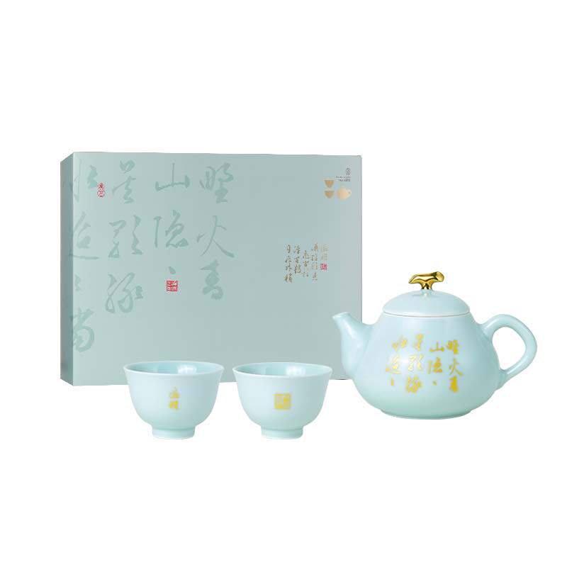 苏州博物馆隐青茶礼套装